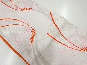リサイクル　蝶模様織出し袋帯